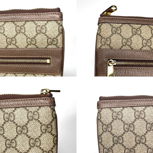 🔴SOLD🔴GUCCI GG Supreme Monogram Large Ophidia Pouch Clutch. - Picture 15 of 17